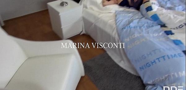  Russian beauty Marina Visconti&039;s big natural tits fucked hard in POV